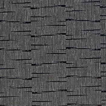 Trax Black TRX-2732 by Spradling Designer Fabric See sample 100% Vinyl USA or Imported Water-based cleaning agents and foam may be used for cleaning. Cleaning by a professional cleaning service is recommended. </p><p>Repeat: Horizontal: 2.125 and Vertical: 1 54" - Swanky Fabrics -