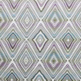 Tribal Dance Prism 7114611006 by Carole Fabric Exclusive Emblazon 61% Rayon, 39% Polyester USA H: 10-1/4"V, 13-1/2"H  54" Minimum (See sample for specifics) - Fabric Carolina - Carole Exclusive