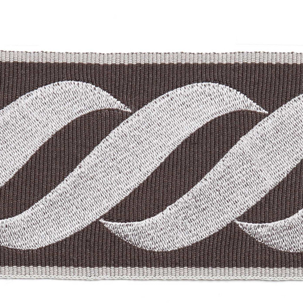 Tromello Silver by Europatex Fabric Tapes Galore 100% Polyester 1.50" 2.25 inches - Fabric Carolina -