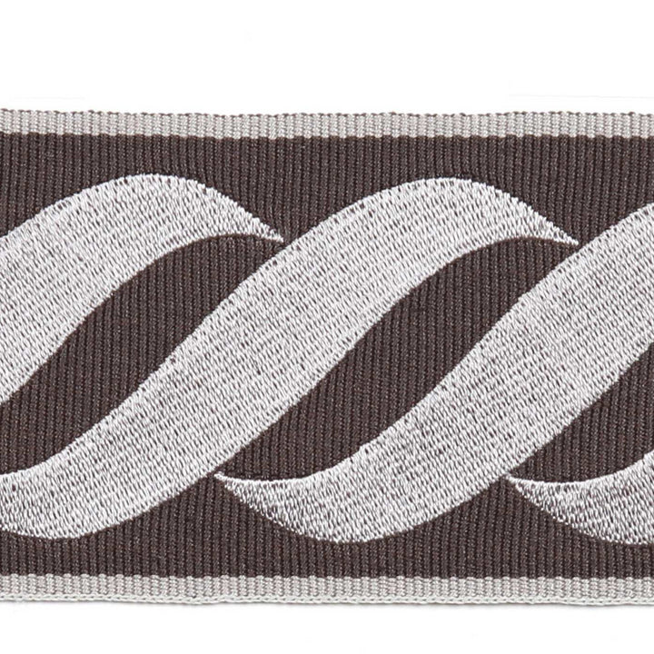 Tromello Silver by Europatex Fabric Tapes Galore 100% Polyester 1.50" 2.25 inches - Fabric Carolina -