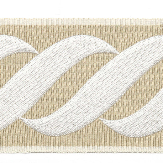 Tromello - Wheat by Europatex Fabric Tapes Galore 100% Polyester China See Sample Horizontal: N/A and Vertical: N/A 2.25 inches  - Fabric Carolina -