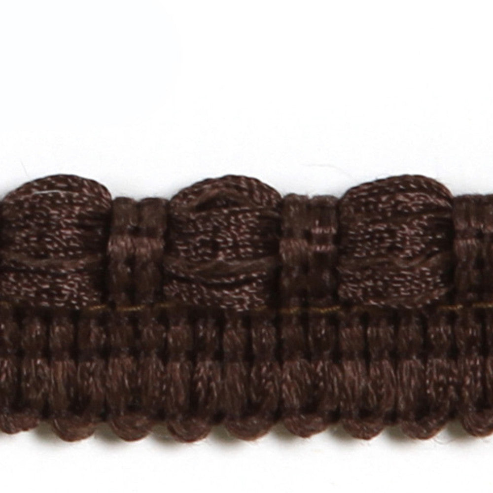 Turku Brown by Europatex Designer Fabric Helsinki 100% Polyester 0.25 inches - Swanky Fabrics -