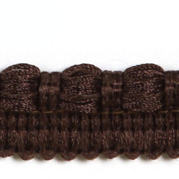 Turku Brown by Europatex Designer Fabric Helsinki 100% Polyester 0.25 inches - Swanky Fabrics -