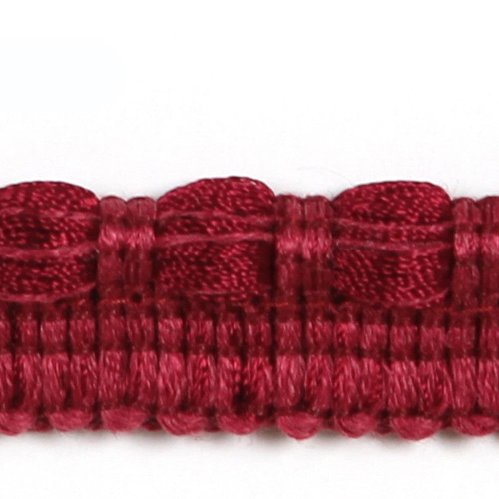 Turku Cranberry by Europatex Fabric Helsinki 100% Polyester 0.25 inches - Fabric Carolina -