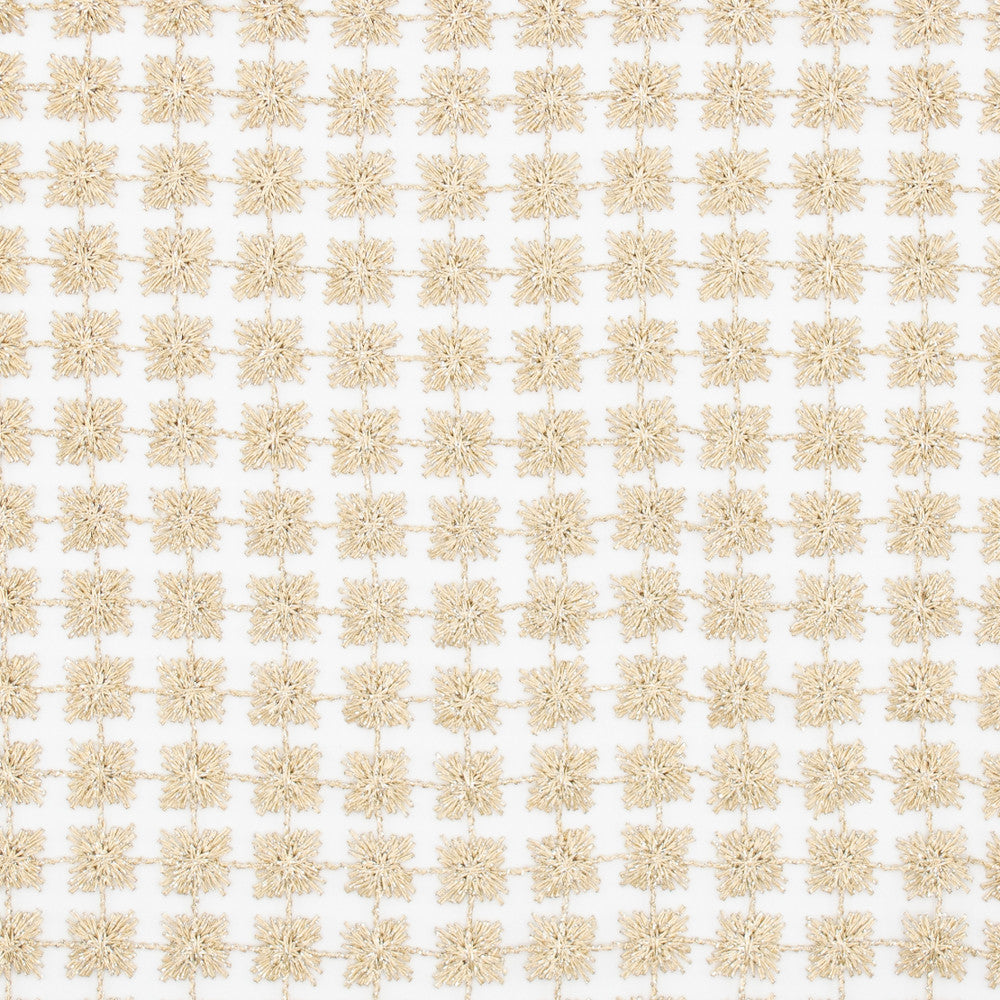 Twinkle Brass by Europatex Designer Fabric Daphne & Twinkle 100% Polyester 01.00" H, 01.00" V 110.00 inches - Swanky Fabrics -