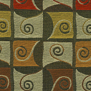 Twist & Shout Chocolate by Crypton Designer Fabric See sample 100% Polyester  0 Horizontal: 4.5" and Vertical: 8.75" 54"  - Swanky Fabrics -