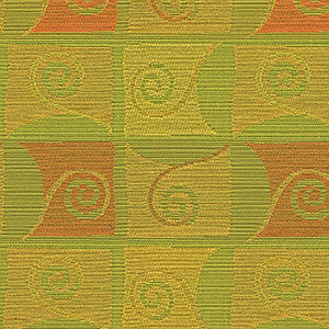 Twist & Shout Lime by Crypton Fabric