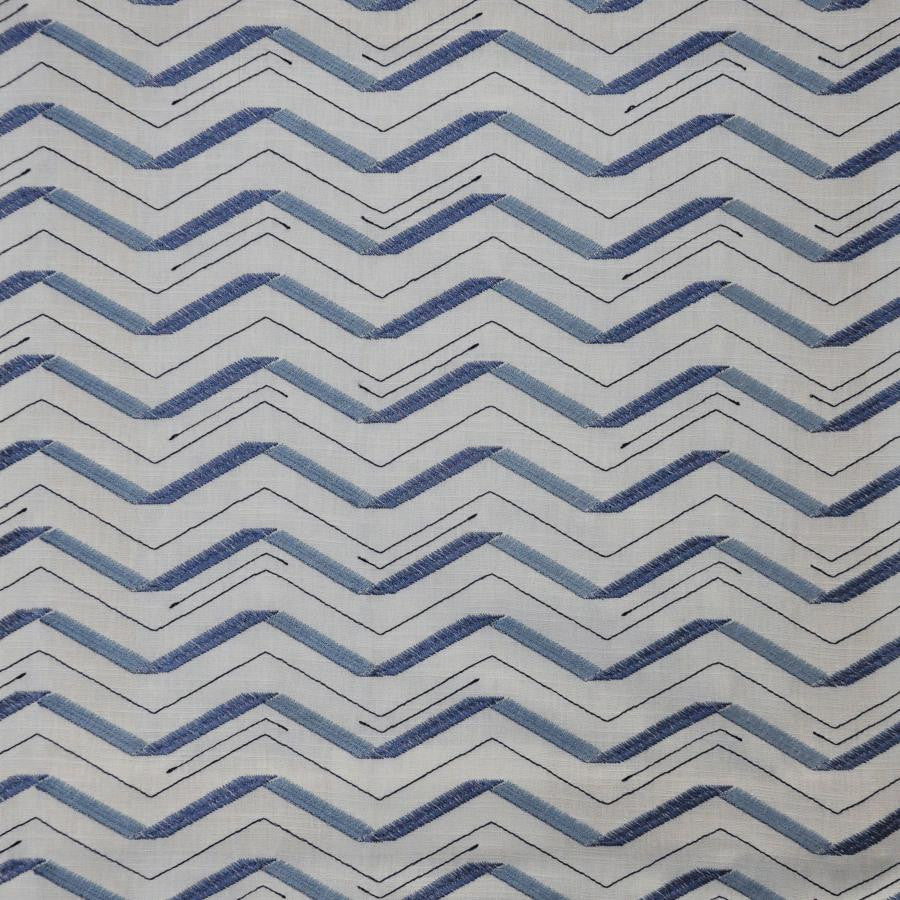 Upminster # 102 Rapids by Maxwell Designer Fabric Color Theory-Vol.Vii Neptune 44% COTTON
32% POLYESTER
24% VISCOSE INDIA V-3" H-8.5" W: 54" EMB: 51" - Swanky Fabrics -