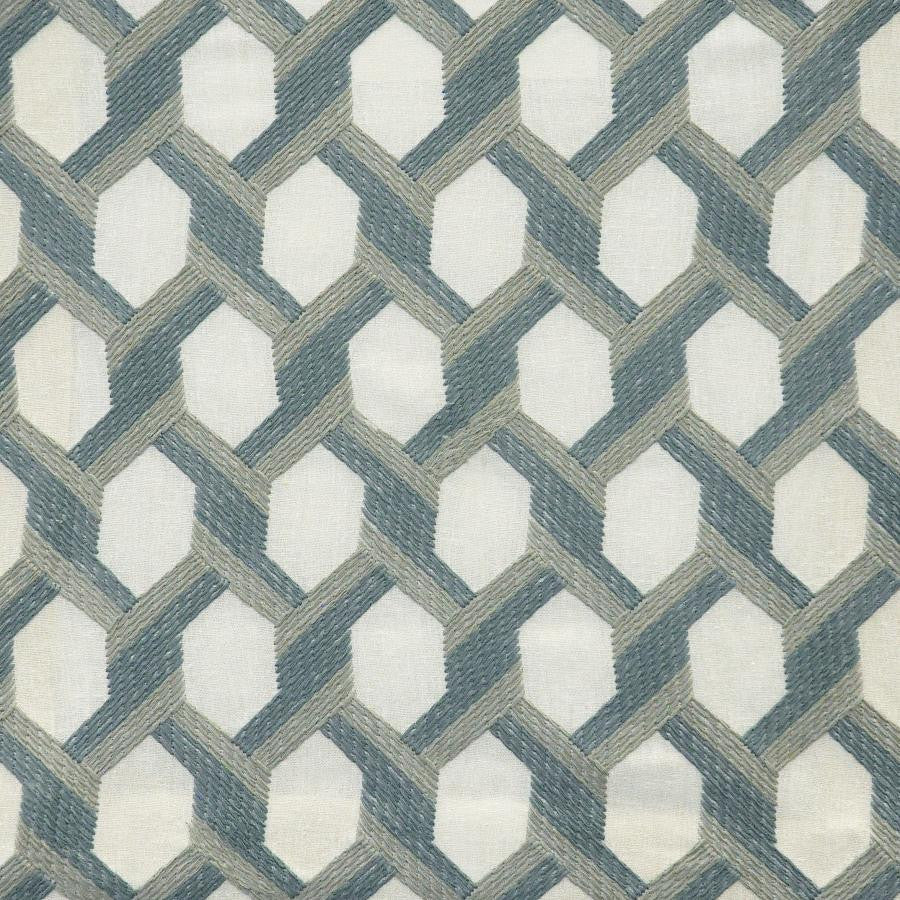 Uxbridge # 327 Storm by Maxwell Designer Fabric Color Theory-Vol.Vii Jungle Room 60% POLYESTER
40% COTTON INDIA V-4.3" H-2.9" 54" - Swanky Fabrics -