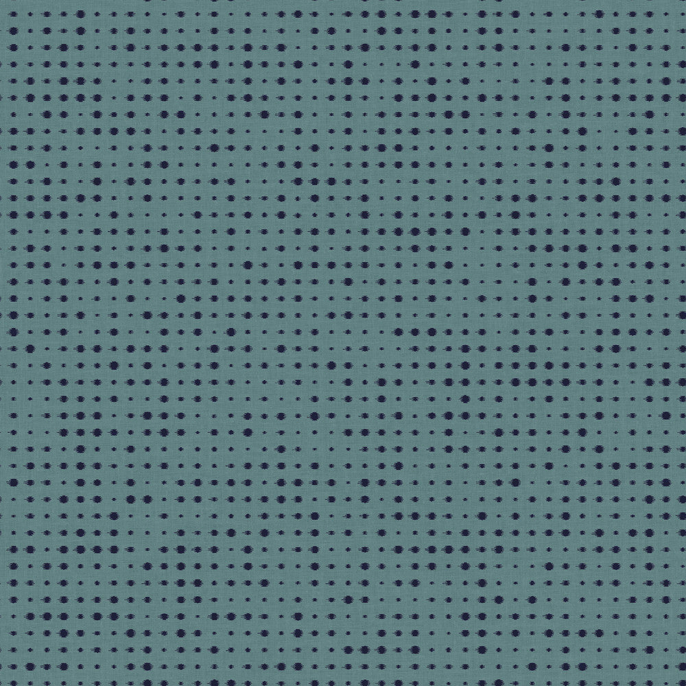Blue Dotted Spark Wallpaper by York Wallcoverings Modern Art Covers about 56.4 square feet 20.5-in by 33-ft long roll Prepasted 20.5 - Fabric Carolina -