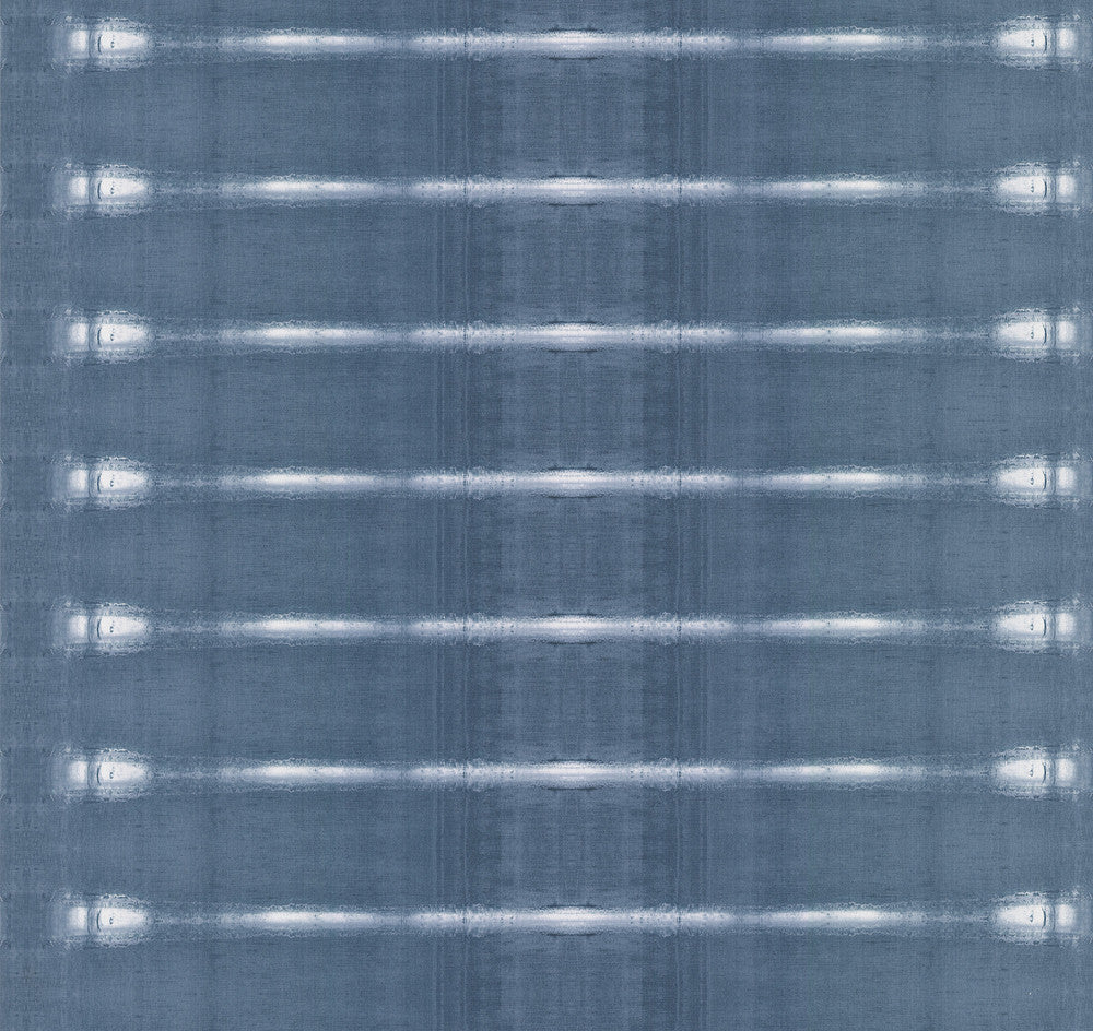 Resound Indigo Wallpaper by York Wallcoverings Urban Digest Covers about 60.8 square feet 27-in by 27-ft long roll Unpasted 3.63 - Fabric Carolina -