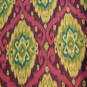 Union Tourmaline by Norbar Fabric 70% COTTON 30% LINEN USA 27,000 WYZENBEEK </p><p>Repeat: V-27" H-6.75" 54" - Fabric Carolina -