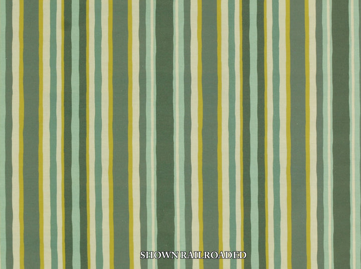 Unique Stripe 592 Spa by Covington Fabric 100% COTTON DUCK Various 50000+ Horizontal: 12.25 and Vertical: 0 56 - Fabric Carolina -