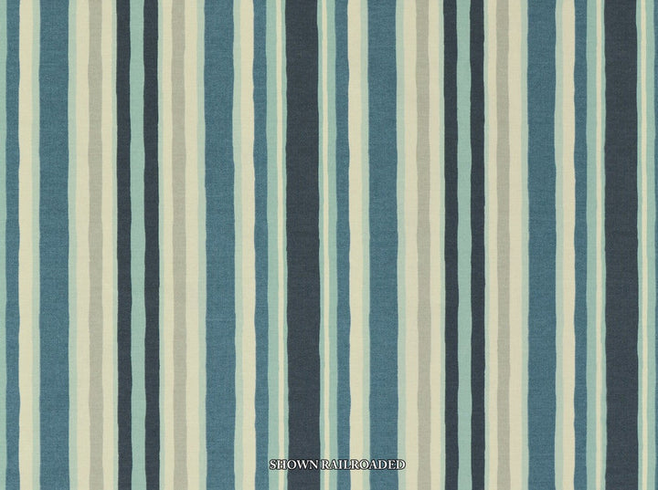 Unique Stripe 593 Indigo by Covington Designer Fabric Covington Right 11.9 17.85 0 0 by product