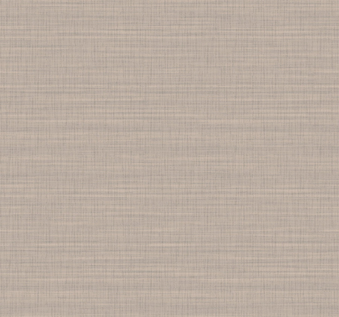 Down To Earth Taupe Striated Wallpaper by York Wallcoverings Designer