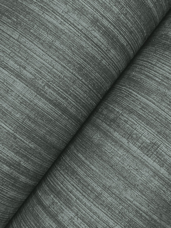 Silk Essence Turquoise Faux Fabric Wallpaper by York Wallcoverings Designer