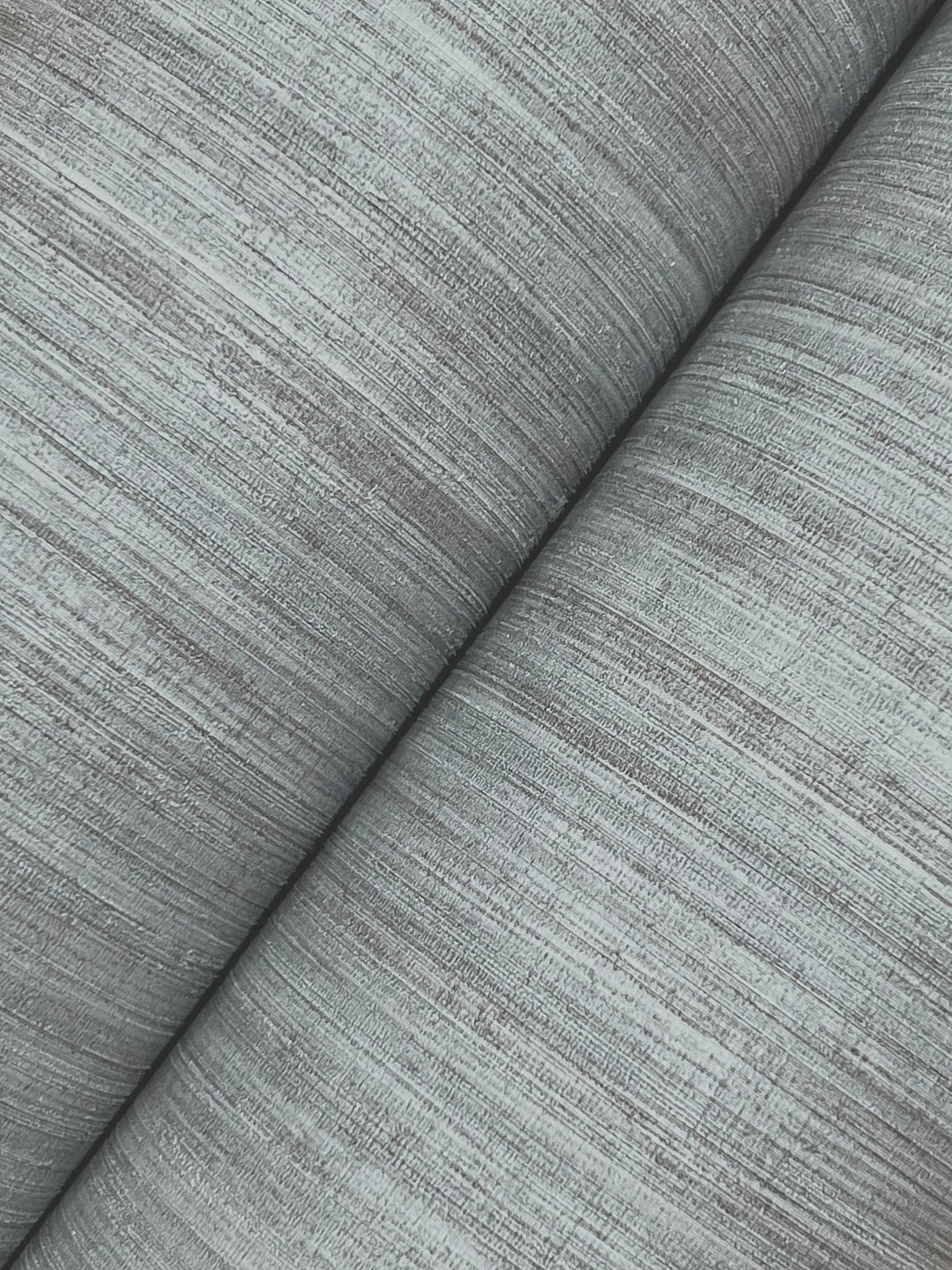 Silk Essence Slate Faux Fabric Wallpaper by York Wallcoverings Designer