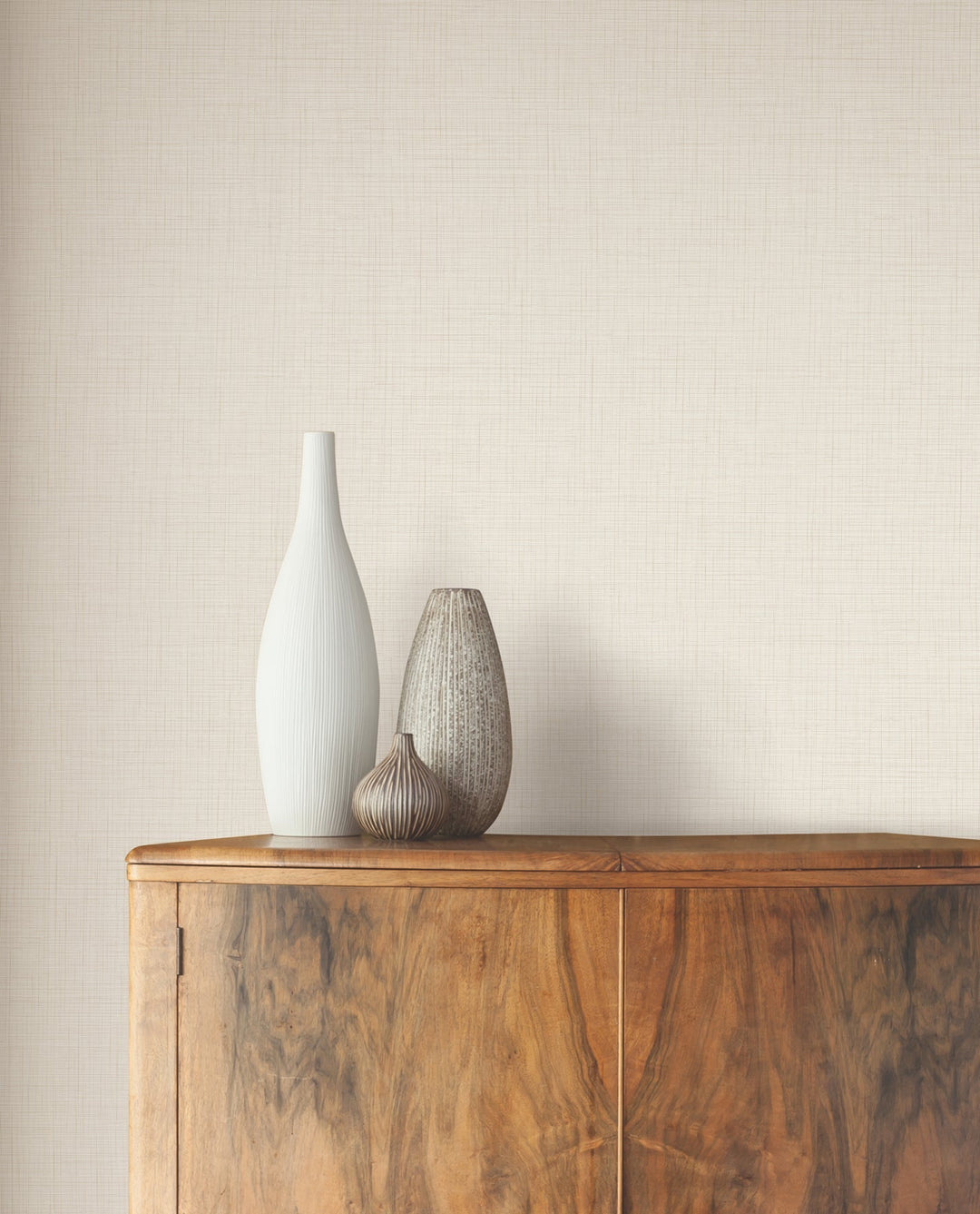 Open Air Ivory Crosshatch Wallpaper by York Wallcoverings Designer