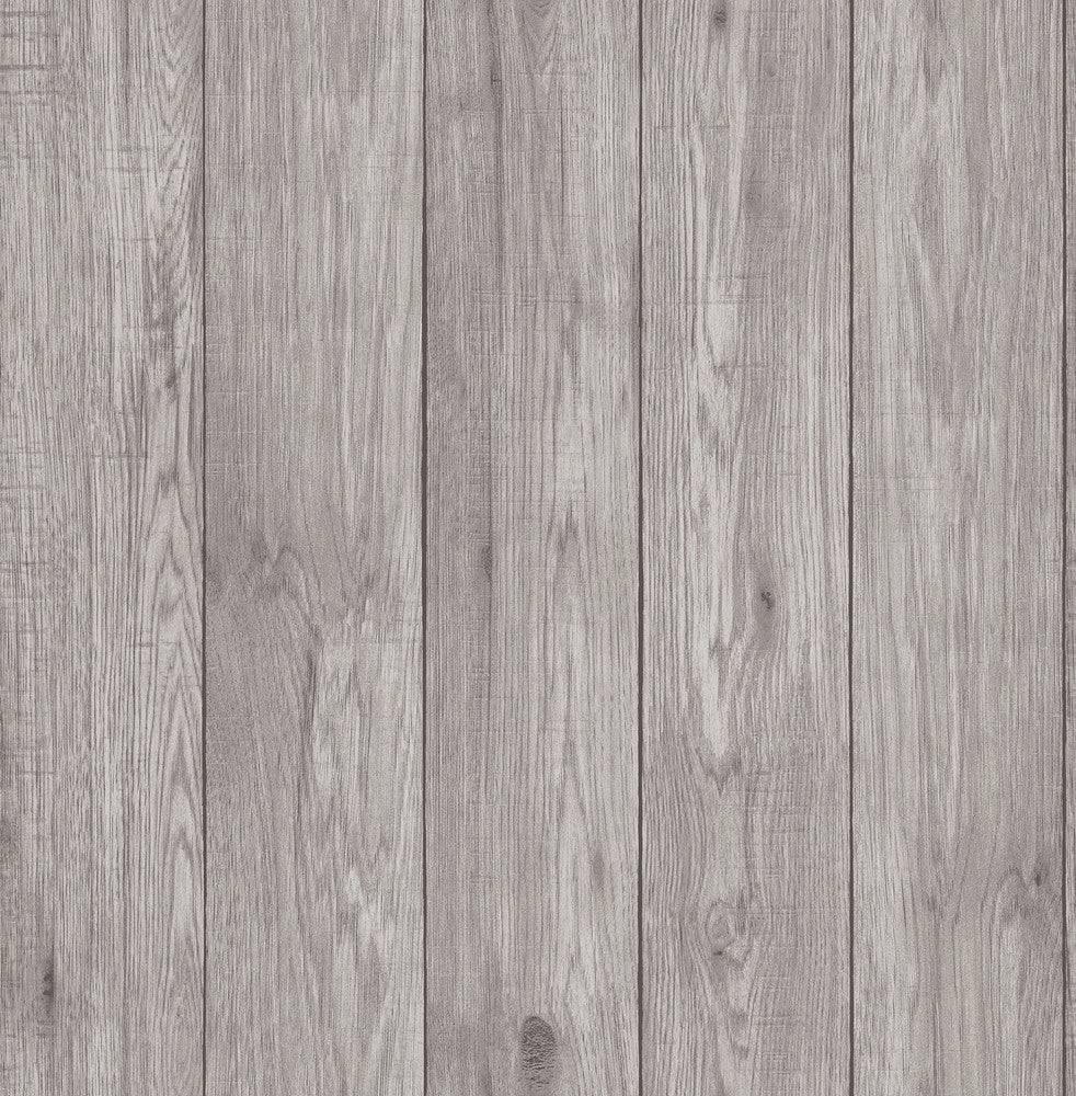 Mammoth Light Grey Lumber Wood Wallpaper by Brewster Brewster Essentials Covers about 56.4 square feet 20.5-in by 33-ft long roll Unpasted 20.9 - Fabric Carolina -