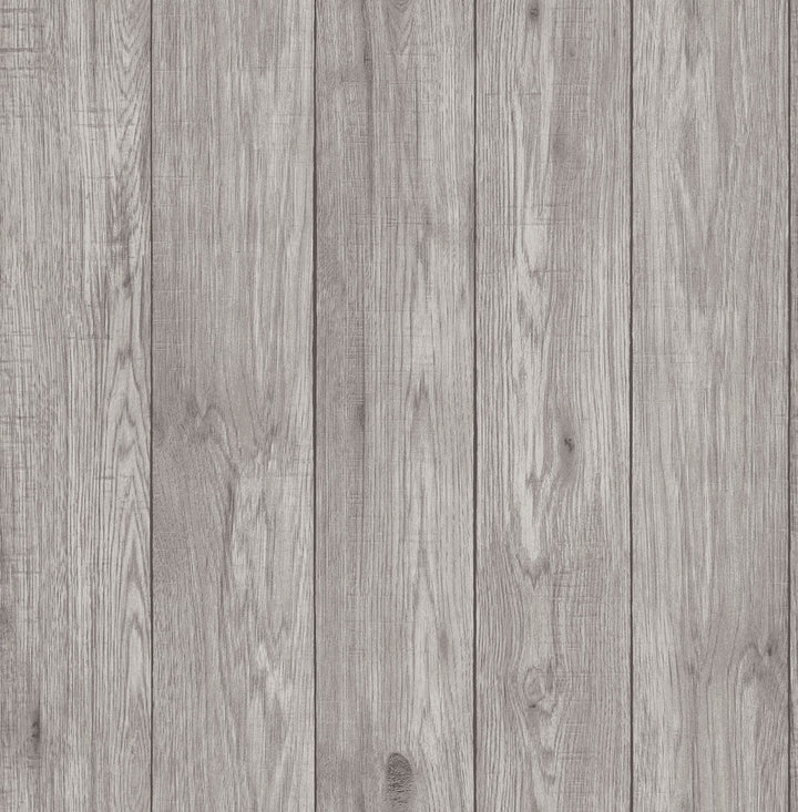 Mammoth Light Grey Lumber Wood Wallpaper by Brewster Brewster Essentials Covers about 56.4 square feet 20.5-in by 33-ft long roll Unpasted 20.9 - Fabric Carolina -