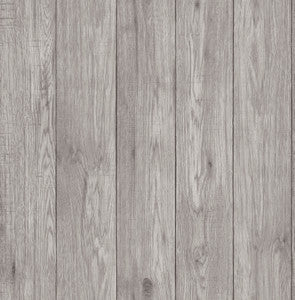 Mammoth Light Grey Lumber Wood Wallpaper by Brewster