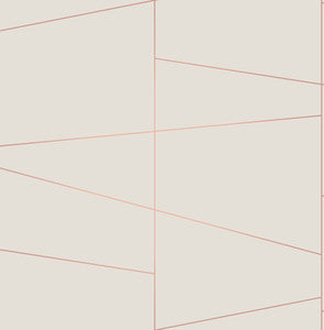 Fairmont Eggshell Deco Fracture Wallpaper by Brewster