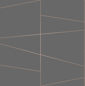 Fairmont Rose Deco Fracture Wallpaper by Brewster