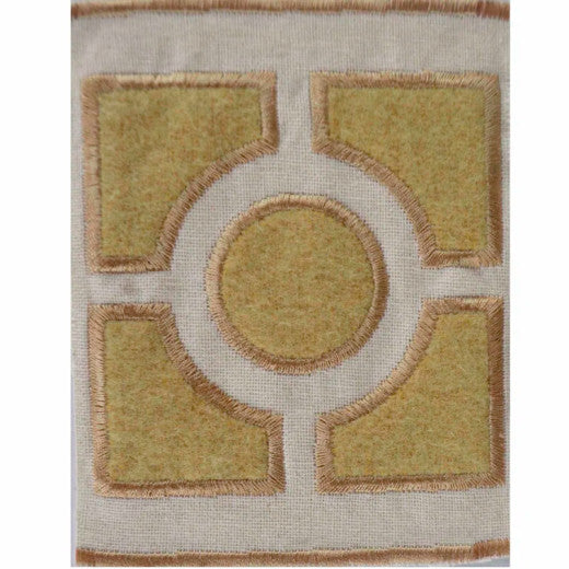 Urban Cream by Europatex Designer Fabric Loft Collection 100% Polyester China See Sample Horizontal: N/A and Vertical: N/A 5.00 inches  - Swanky Fabrics -