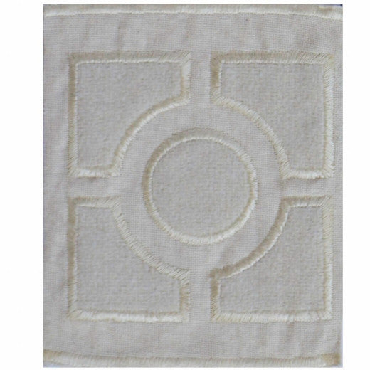 Urban Ivory by Europatex Fabric Loft Collection 100% Polyester China See Sample Horizontal: N/A and Vertical: N/A 5.00 inches  - Fabric Carolina -