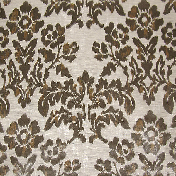 Varala/Taupe IBIZ-003 by Old World Weavers Fabric 39% VISCOSE 39% POLYESTER 22% COTTON ITALY HEAVY DUTY Horizontal: 26.5" and Vertical: 28.5" 57" - Fabric Carolina -