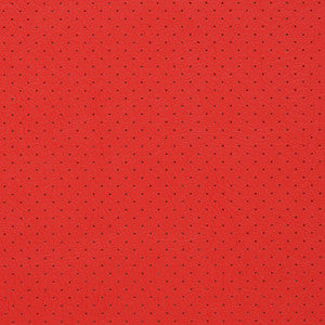 V408 Red Perforated by Charlotte Fabric