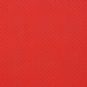 V408 Red Perforated by Charlotte Fabric