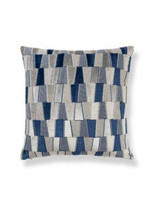 Scalamandre Pillows Facets Pillow 22 X 22 - Sapphire