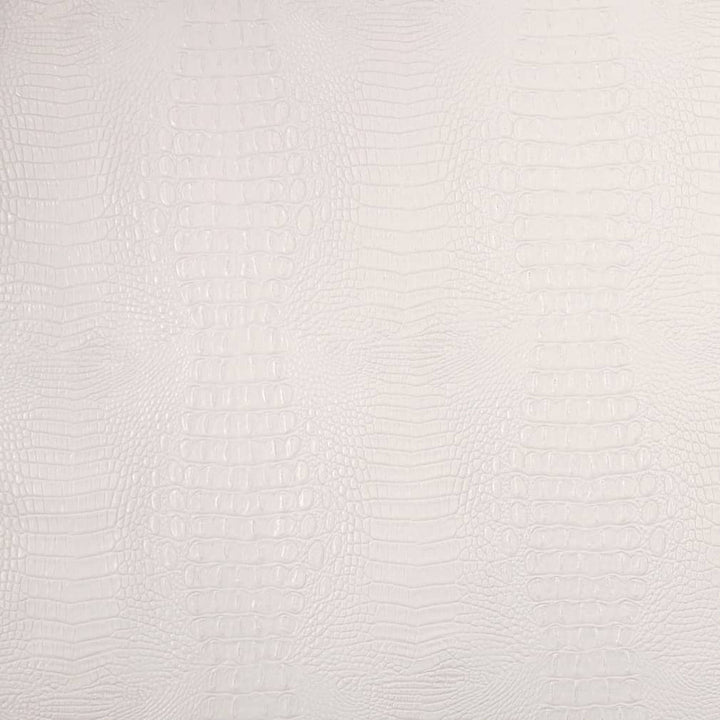 V612 White by Charlotte Fabric Exotics II 100% Vinyl, 34oz. Asia Exceeds 200,000 Wyzenbeek Rubs (Heavy Duty) </p><p>Repeat: Horizontal: 10.5" x Vertical: 10.5" 54 Inches - Fabric Carolina -