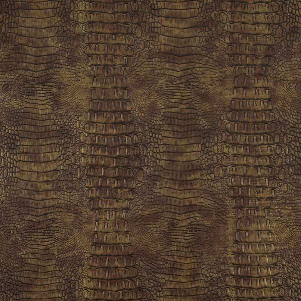 V613 Bronze by Charlotte Designer Fabric Exotics II 100% Vinyl, 34oz. Asia Exceeds 200,000 Wyzenbeek Rubs (Heavy Duty) </p><p>Repeat: Horizontal: 10.5" x Vertical: 10.5" 54 Inches - Swanky Fabrics -