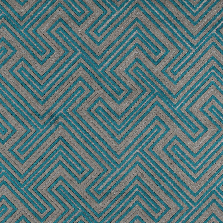 Vector # 202 Turquoise by Maxwell Fabric MODERN VELVETS 60% VISCOSE 24% POLYESTER
16% COTTON INDIA </p><p>Repeat: Horizontal: H-28.6 and Vertical: V-14.75 57.4" - Fabric Carolina -