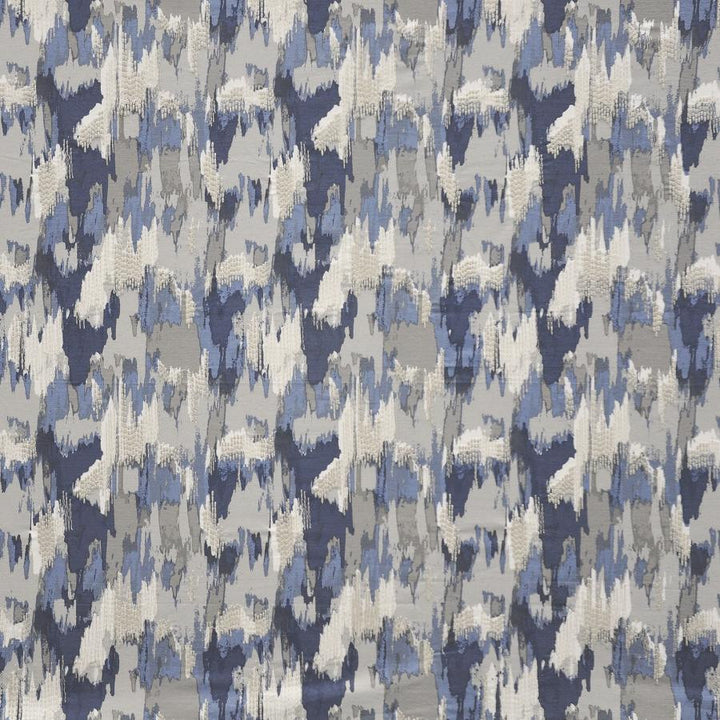 Vanuatu # 827 Ice Floe by Maxwell Fabric COLOR WAVES-RIVIERA 85% COTTON/15% POLYESTER NONE INDIA V-15"H-10.25" 54"EMB.51" - Fabric Carolina -