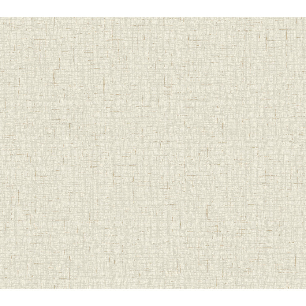 White Entwined Wallpaper by York Wallcoverings Aviva Stanoff Covers about 60.8 square feet 27-in by 27-ft long roll Unpasted 24 - Fabric Carolina -
