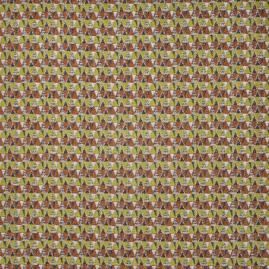 Vertices # 811 Melon by Maxwell Designer Fabric Performance Wovens-Vol.Iv Boudoir 59% VISCOSE/29% COTTON 9% LINEN/3% POLYESTER TURKEY V&H-1" 54" - Swanky Fabrics -