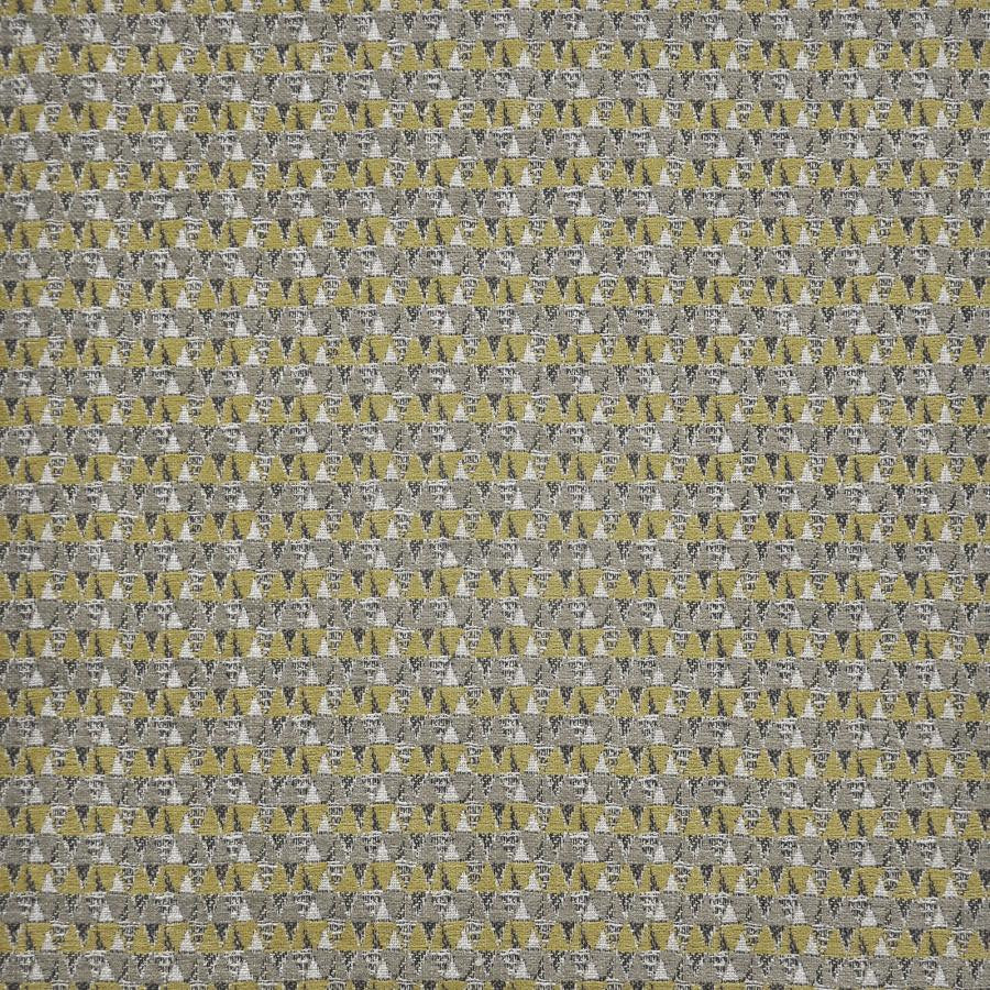 Vertices # 823 Precious Metal by Maxwell Fabric PERFORMANCE WOVENS-VOL.IV BOUDOIR 59% VISCOSE/29% COTTON 9% LINEN/3% POLYESTER TURKEY V&H-1" 54" - Fabric Carolina -