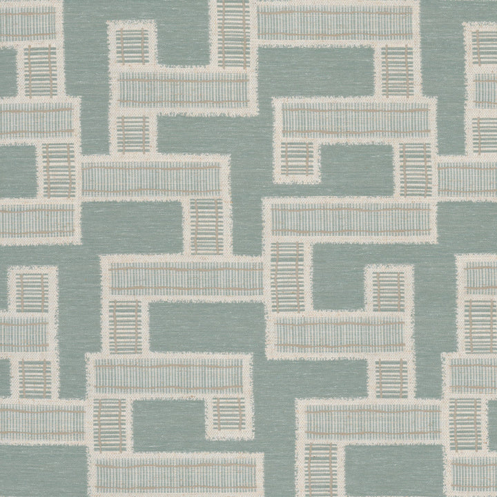 Vanburen 1 Vapor by Stout Fabric Stout Fabric Vanburen 1 VaporFabric Comfortable Living Seacrest/Shoreline 82%Pol 13%Cot 5%Lin India </p><p>Repeat: H: 13.75, V: 27 54 in - Fabric Carolina -