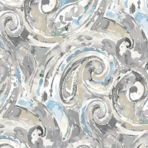 Vanderbilt Frost by Norbar Fabric 100% COTTON KOREA 17 1/2"V 18"H 54 - Fabric Carolina -