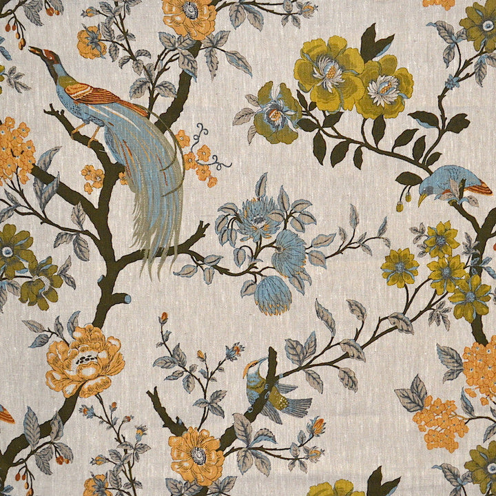 Vangogh Linen by Magnolia Designer Fabric - 100% Linen China 15000 Horizontal: 54 and Vertical: 24 54" - Swanky Fabrics -