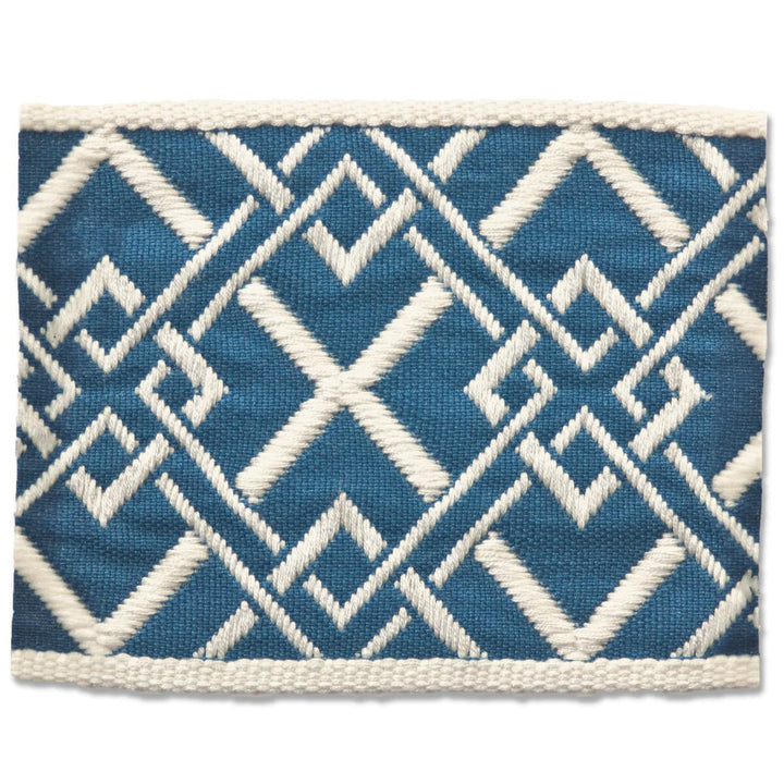Vanity 5 Bluebird by Stout Trim NEW WORLD TAPES & BORDERS 100%SVI FRANCE </p><p>Repeat: 0 2.65 in - Fabric Carolina -