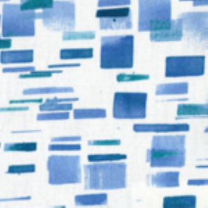 Vapor Blue 002 by Norbar Fabric CHARADE 100% COTTON SPAIN 51,000 WYZENBEEK 27"V 27"H 54" - Fabric Carolina -