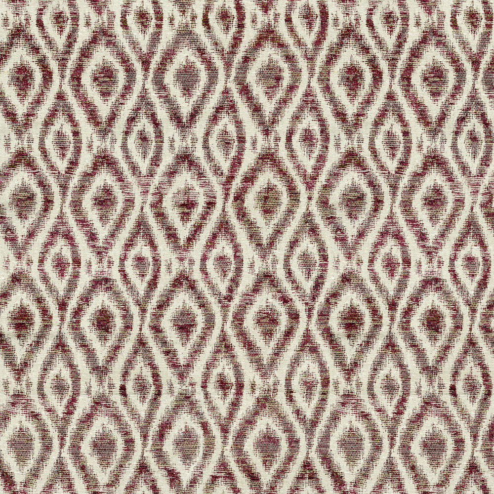 Varna 108 Bordeaux by ABBEYSHEA Fabric 46% Acrylic
34% Polyester
20% Cotton TR 95,000 Double Rubs (Wyzenbeek) </p><p>Repeat: Horizontal: 10.5 in. (26.67 cm) up the roll and Vertical: 14.2 in. (36.068 cm) across the roll 55 in. (140 cm) - Fabric Carolina -