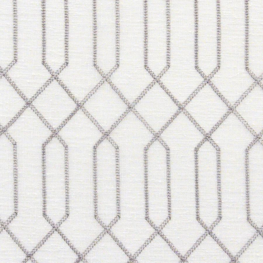 Varanasi # 516 Elephant by Maxwell Fabric Sheer Paths 100% POLYESTER TURKEY V-6.1" H-2.1" 118" EMB. WIDTH 110" - Fabric Carolina -