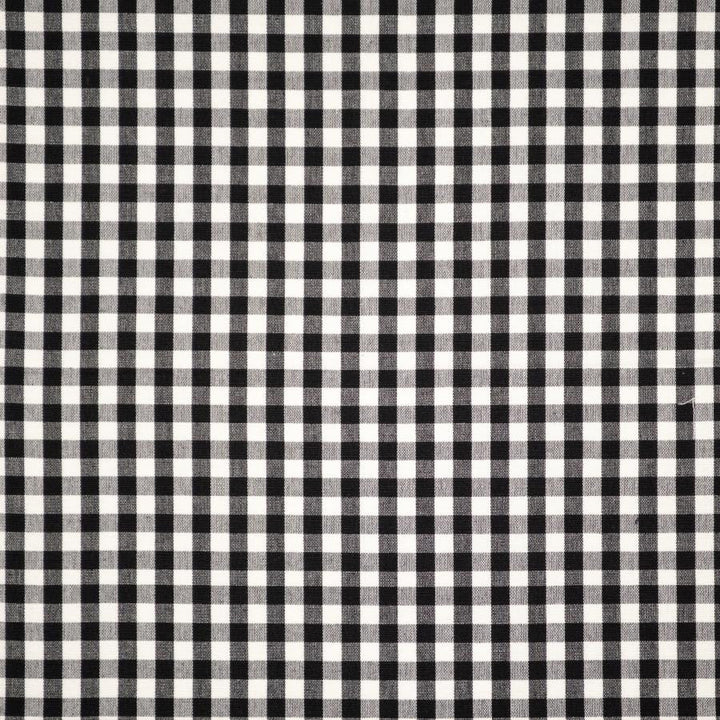 Vichy Check # 431 Panda by Maxwell Designer Fabric Color Theory-Vol. Ix Birchbark 100% COTTON INDIA V-0.8" H-0.8" 54" - Swanky Fabrics -