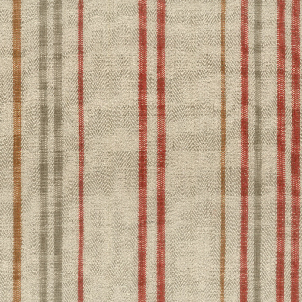 Vega 2 Spice by Stout Designer Fabric RAINBOW LIBRARY TILE/SORBET 54%COT 46%LIN INDIA Horizontal: 18.6 and Vertical: 0 58 in - Swanky Fabrics -
