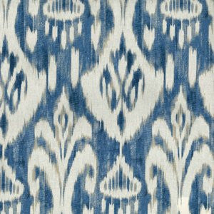 Vendome Ocean Blue by Norbar Fabric PRISM SEASONS 100% COTTON TURKMANISTAN </p><p>Repeat: 18"V 9"H 54 - Fabric Carolina -